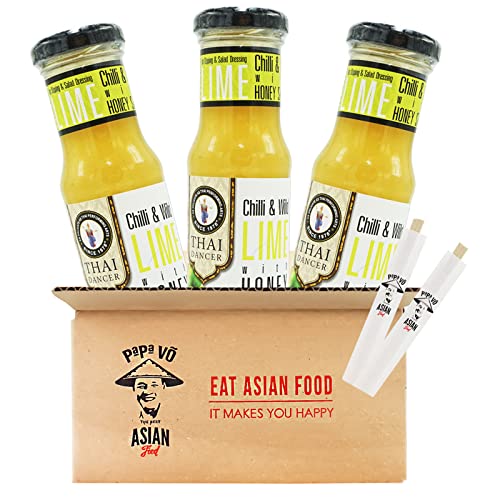 3er Pack (3x 150ml) Thai Dancer Chilli Limette Honig Sauce (Papa Vo®) von Papa Vo