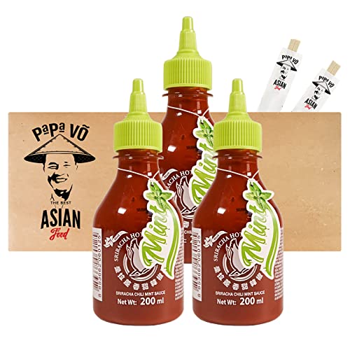 3er Pack (3x200ml) FG Sriracha Chilli-Minzsauce (Papa Vo®) von Papa Vo