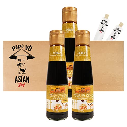 3er Pack (3x207ml) LKK Süße Sojasoße für Dim Sum & Reis (Papa Vo®) von Papa Vo