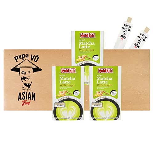 3er Pack (3x250g) Gold Kili Matcha Ingwer Latte (Papa Vo®) von Papa Vo