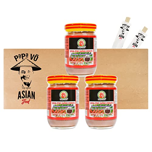 3er Pack (3x250g) Ngoc Lien Mam Ruoc Hue Vietnamesische gesalzene Garnelenpaste, stinkt (Papa Vo®) von Papa Vo