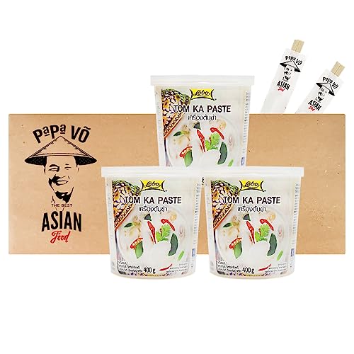 3er Pack (3x400g) Lobo Tom Ka Paste für Tom Kha Suppe (Papa Vo®) von Papa Vo