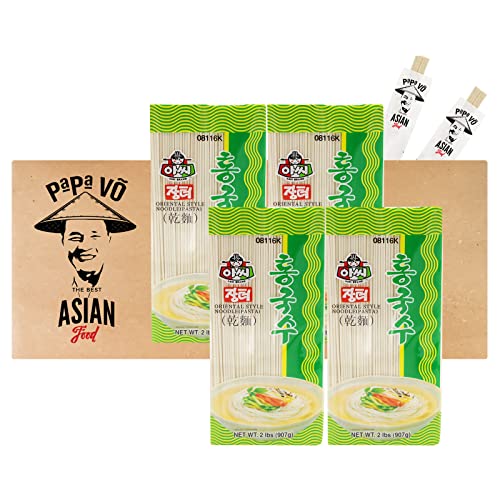 4er Pack (4x907g) Assi Brand Oriental Style Koreanische Nudeln (Papa Vo®) von Papa Vo