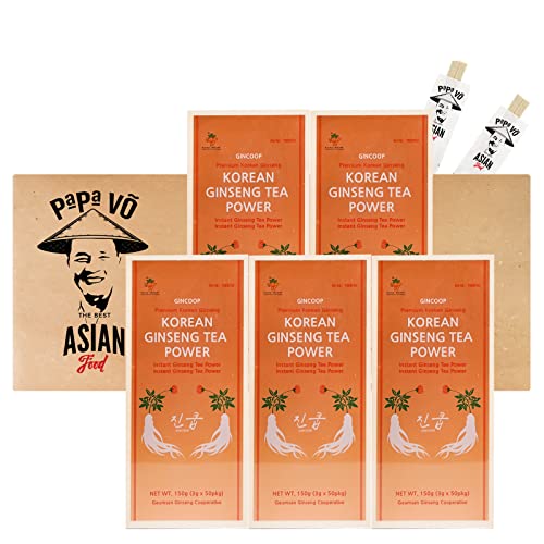 5er Pack (5x 150g) Gincoop Instant Ginseng Tee (Papa Vo®) von Papa Vo