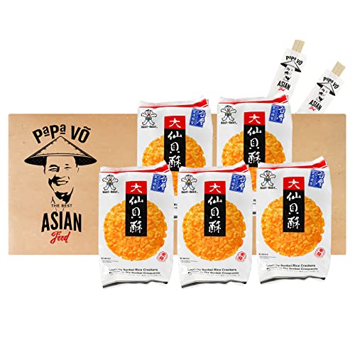 5er Pack (5x155g) Want Want Crunchy Senbei Reis Cracker (Papa Vo®) von Papa Vo