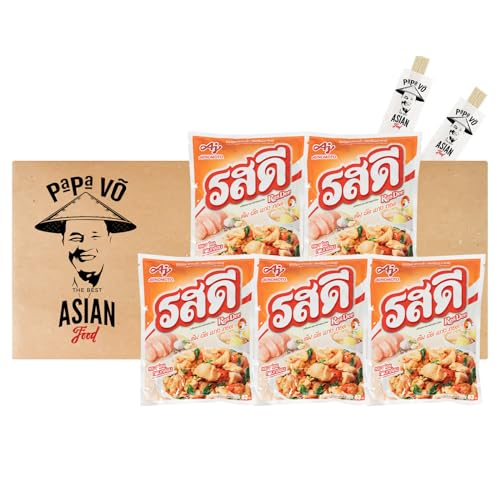 5er Pack (5x400g) RosDee Würzpulver Huhn Geschmack + 2 Papa Vo Chopsticks von Papa Vo