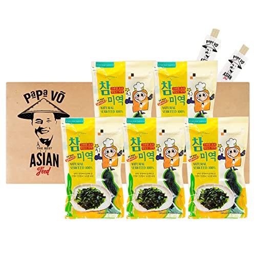 5er Pack (5x50g) KR Wakame Getrockneter Seetang (Papa Vo®) von Papa Vo