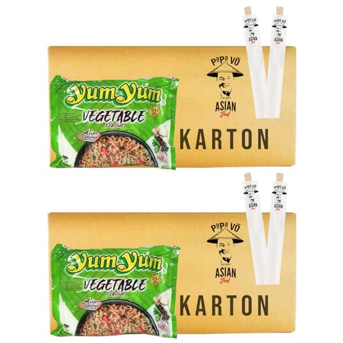 60er Pack (60x60g) Yum Yum Nudelsuppe Gemüse (Papa Vo®) von Papa Vo