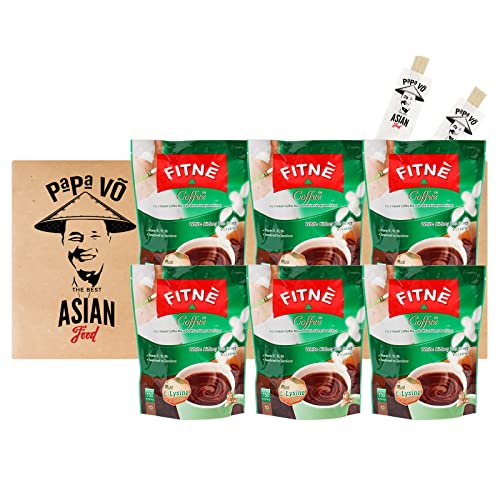 6er Pack (6x150g) Fitne Coffee 3in1 Instant Coffee White Kidney Bean Extract (Papa Vo®) von Papa Vo