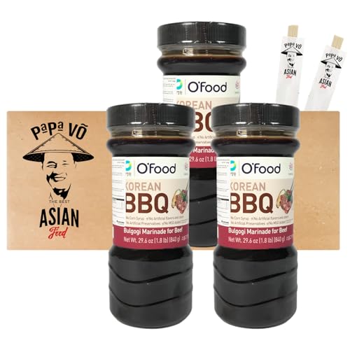 Bulgogi Sauce für Rind (3x840g) + 2 Papa Vo Stäbchen von Papa Vo