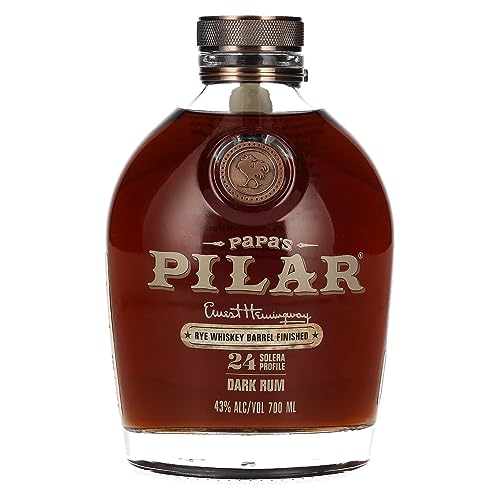 Papa's Pilar 24 Solera Profile Dark Rum RYE WHISKEY BARREL Limited Release 43% Vol. 0,7l von Papa's Pilar