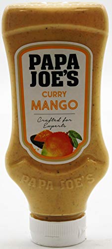 Papa Joe`s Curry-Mango Sauce, 4er Pack (4 x 300ml) von Papa