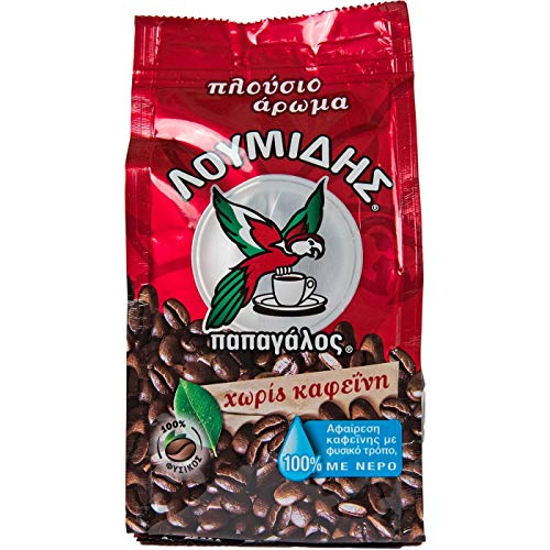 Greek Turkish Decaf Coffee Loumidis Papagalos 96 gr von Loumidis