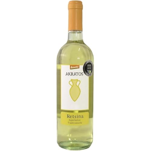 Papakonstantinou Winery Retsina "Akratos" Theben 2022 trocken (750 ml) - Bio von Papakonstantinou Winery