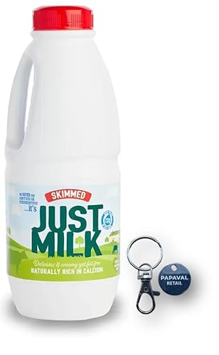 Candia Just Milk 1 l mit Schlüsselring (12 x 1 l, entrahmt) von Papaval Retail