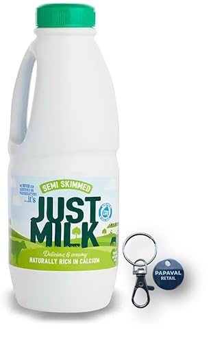 Candia Just Milk 1 l mit Schlüsselring (12 x 1 l, halbgeskimmt) von Papaval Retail