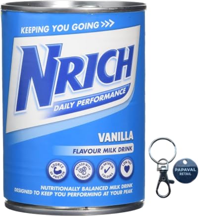 Nrich 400 ml mit Schlüsselring (24, Vanille) von Papaval Retail