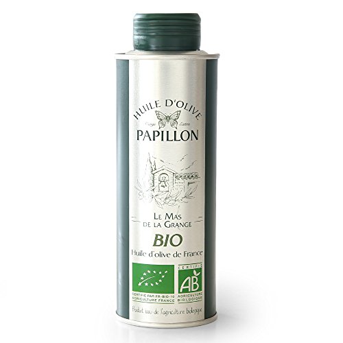 Papillon Olivenöl Le Mas de la Grange, BIO, 250ml | inkl. Lacross-Schreibblock von Papillon