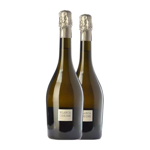 Parés Baltà Blanca Cusiné Brut Natur Cava Reserve 75 cl Weißer Sekt (Karton mit 2 Flaschen von 75 cl) von Parés Baltà