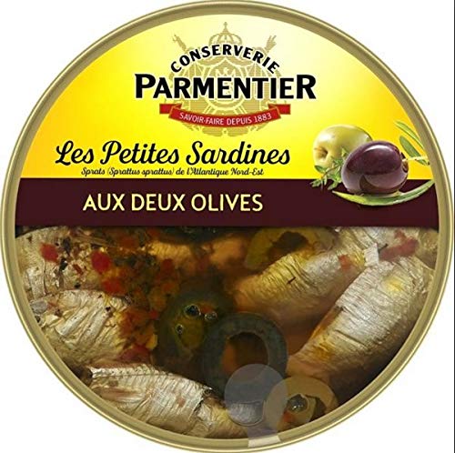 Kleine Sardinen mit seine zwei Oliven, 150 g, von Parmentier