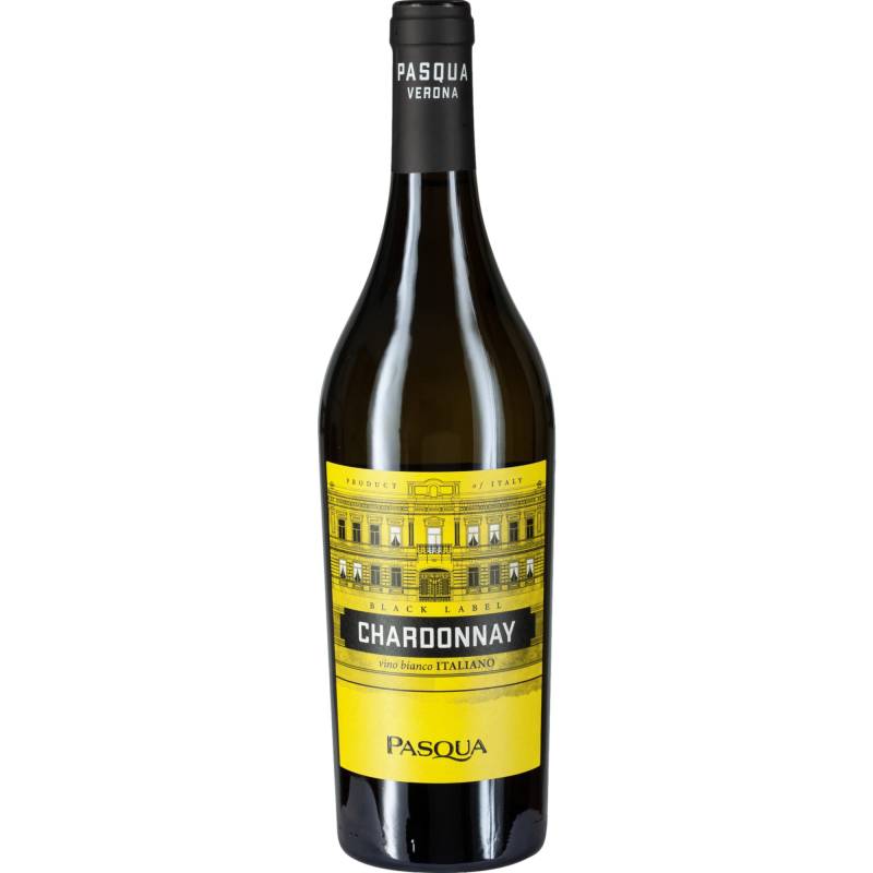 Pasqua Black Label Chardonnay, Vino D'Italia, Vino da Tavola, 2023, Weißwein von Pasqua Vigneti e Cantine SpA, Via Belvedere 135, I - 37121 Verona