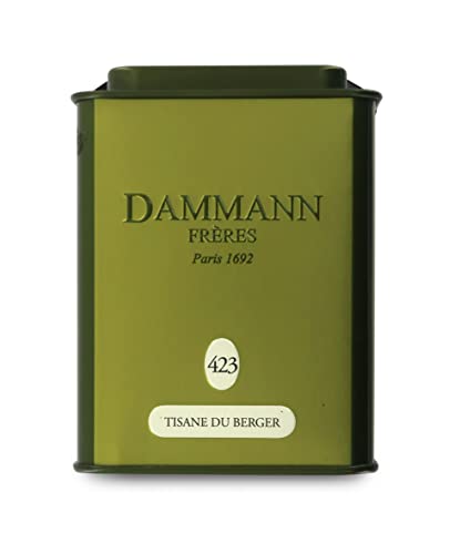 Dammann Tisane du Berger 423 - Zarter, duftender Kräutertee mit verschiedenen Aufgusspflanzen, 40g, Dammann Frères von Passerini