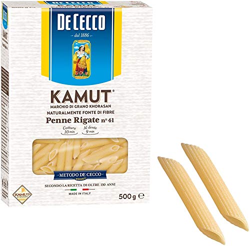 DE CECCO Penne RIGATE KAMUT BIO 500 g - 3 Stück von Pasta Pasta