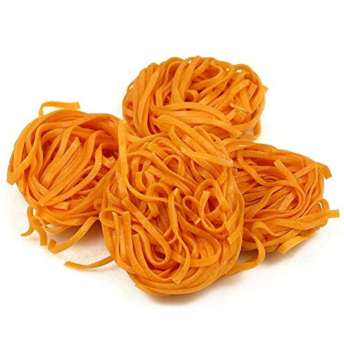 Frische Tagliarini mit Tomate, rot, Bandnudel, 3mm, Sassella, 500g von Pasta Sassella