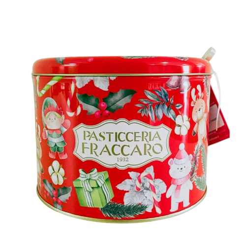 Fraccaro Panettone Classico - Weihnachtsdose 750g von Pasticceria Fraccaro 1932