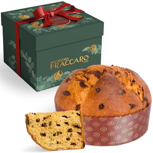 Handwerklicher Rum- und Schokoladen-Panettone 750 g, Konditorei Fraccaro 1932, mit Rum-Dip und Schokoladenstückchen, ohne kandierte Früchte und Rosinen, Teig mit Mutterhefe, italienischer kuchen von Pasticceria Fraccaro 1932