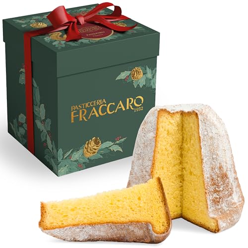 Klassischer Pandoro, 750 gr. Pasticceria Fraccaro 1932 – Weicher Teig und Butterblume, zartes Weihnachtsdessert veroneser Herkunft, mit Mutterhefe, hergestellt in Italien, Geschenkbox von Pasticceria Fraccaro 1932