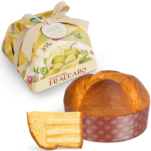 Traditionell Panettone mit Sekt 750 gr – Pasticceria Fraccaro 1932, Weihnachtsdessert Made in Italy – Handwerklich gefertigte Verpackung von Pasticceria Fraccaro 1932