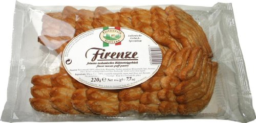 Pasticceria Italiana Firenze Blätterteiggebäck 220 g, 8er Pack (8 x 220 g) von Pasticceria Italiana