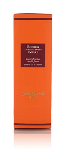 Pasticceria Passerini dal 1919 Dammann Rooibos-Vanille-Kräutertee – Rooibos aromatisiert Vanillegeschmack, 24 Kristallbeutel – Dammann Frères von Passerini