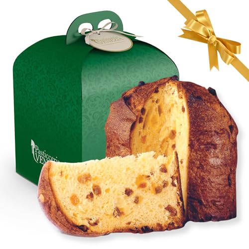 Artisan Panettone Sugar Free 750gr, Limited Edition Pasticceria Venezia, Teig mit Mutterhefe, angereichert mit Sultaninen-Rosinen von Pasticceria VENEZIA