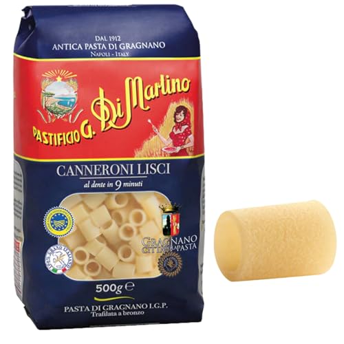 Pasta Di Martino Pasta kurz Canneroni Glatt 500 g I.G.P. von PASTIFICIO G. DI MARTINO