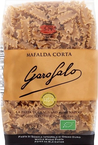 Garofalo BIO Vollkorn-Mafalda Corta 500g, Vollkorn Hartweizen-Grieß, vegan, Vollkorn-Pasta aus Italien, biologische Nudeln, fertig in 13 Minuten von Pastificio Garofalo