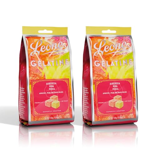 Leone seit 1857 - Fruchtmarkgelees - Glutenfreie und vegane Leone-Fruchtgummis - 2 Beutel à 150g (2 x 150g) von Pastiglie Leone