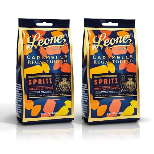 Leone seit 1857 - Gourmet-Bonbons Regal Torino Spritz - Glutenfrei und vegan - 2 x 125g von Pastiglie Leone