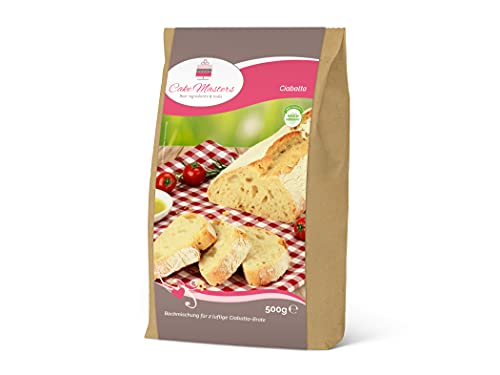 Backmischung Ciabatta 500g inkl. Hefe (7,98 €/ 1 kg) von Pati-Versand