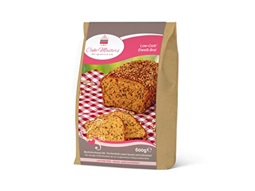 Backmischung Low-Carb Eiweiß-Brot 600g inkl. Saatenmischung und Hefe von Pati-Versand