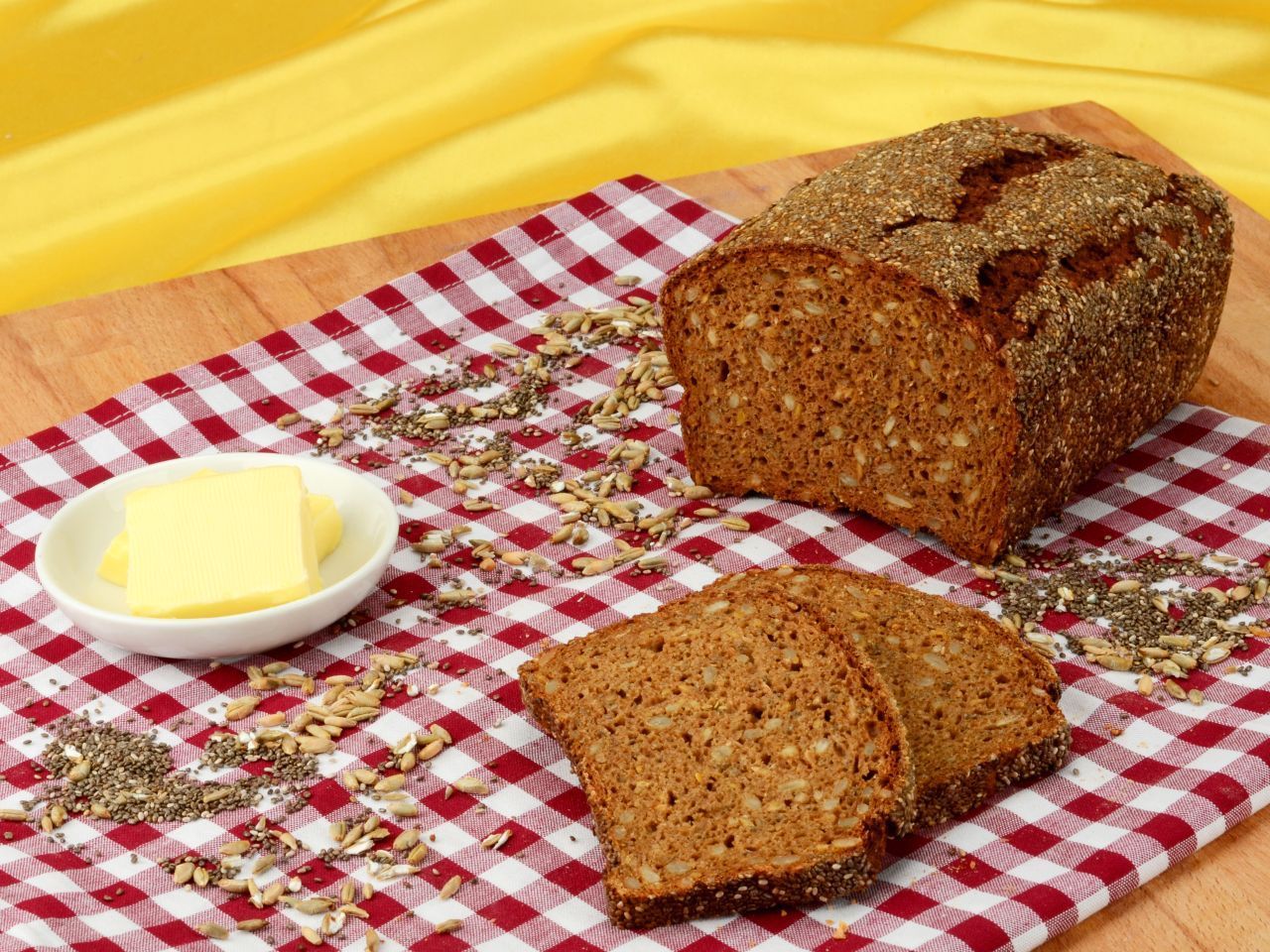 Backmischung Roggenbrot mit Chia-Samen 550g von Cake-Masters