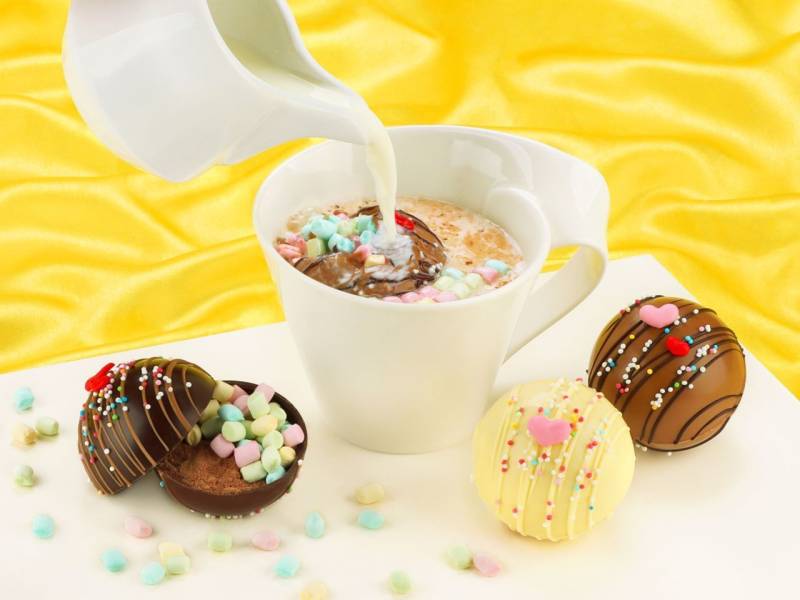 Hot Chocolate Bombs-Set von Pati-Versand