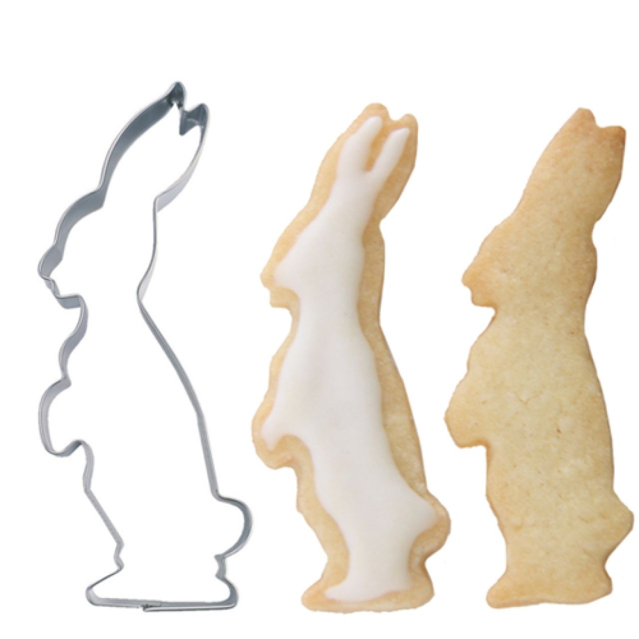 Plätzchen Ausstecher Hase (stehend) 6 cm von Pati-Versand