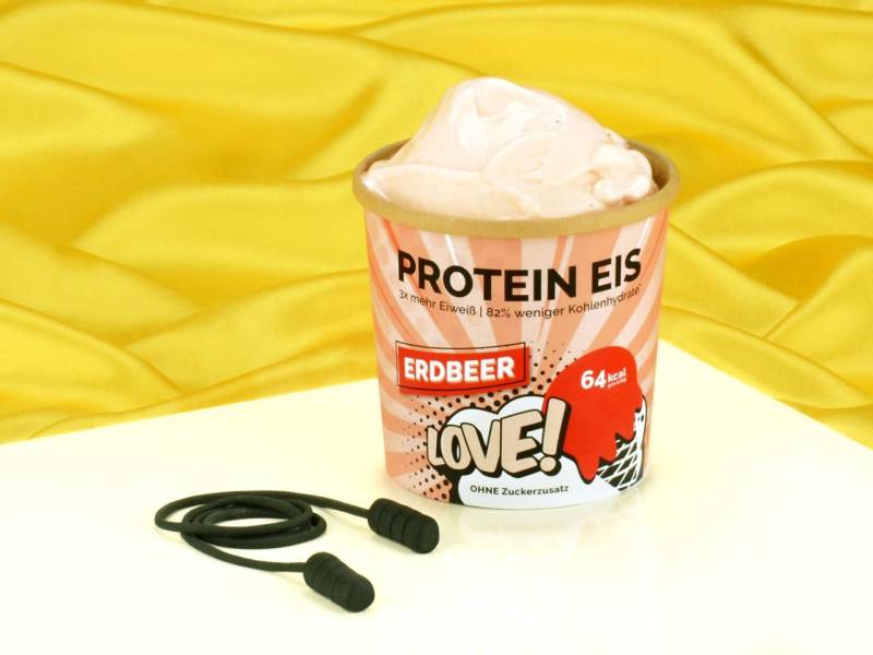 Protein Eis Erdbeere 65g von Cake-Masters