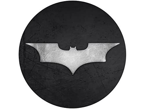 Tortenaufleger Batman Logo 2, rund 20cm Fondantpapier PREMIUM von Pati-Versand