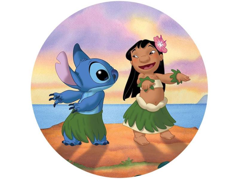 Tortenaufleger Lilo und Stitch, rund 20cm von Pati-Versand