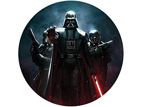 Tortenaufleger Star Wars Darth Vader 2, rund 20cm Fondantpapier PREMIUM von Pati-Versand