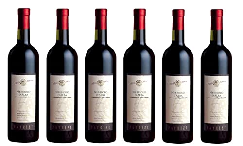 6x 0,75l - 2022er - Patrizi - Nebbiolo d'Alba D.O.P. - Piemonte - Italien - Rotwein trocken von Patrizi