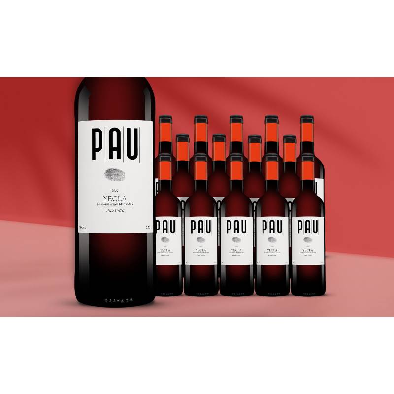 Pau Tinto 2022  11.25L 14% Vol. Weinpaket aus Spanien von Pau